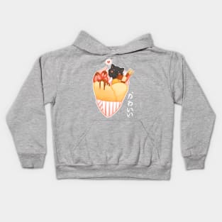 Harajuku cat creppe Kids Hoodie